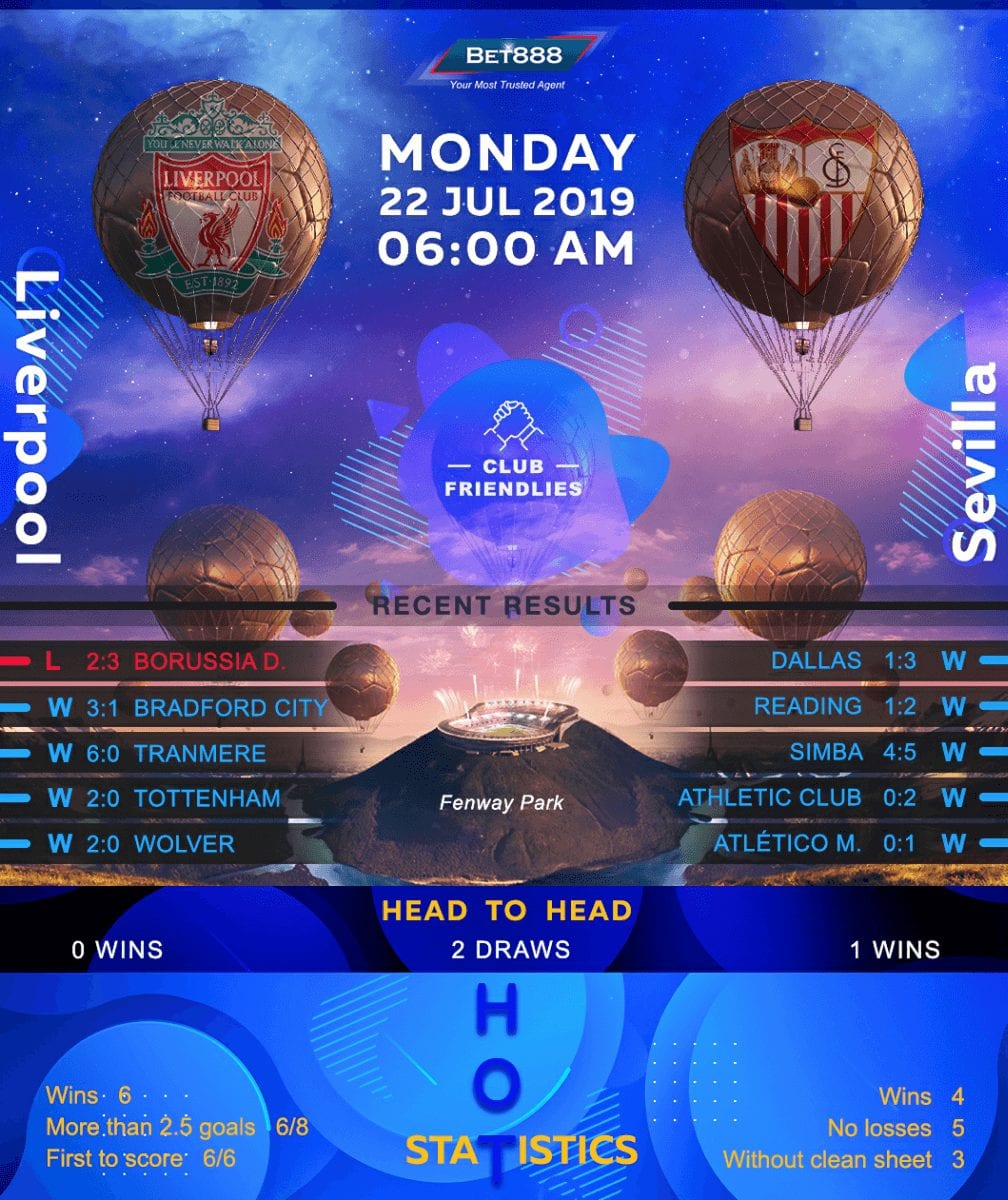 Liverpool vs Sevilla 22/07/19