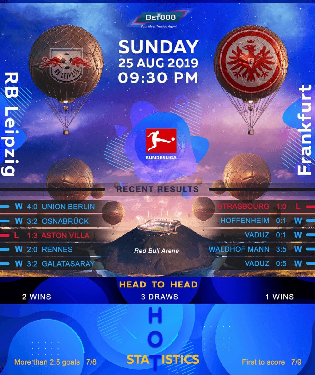 RB Leipzig vs Eintracht Frankfurt﻿ 25/08/19
