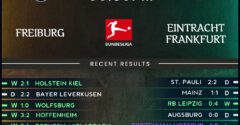 Freiburg vs Eintracht Frankfurt